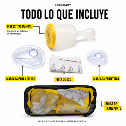 SereniaSafe™ | Kit Manual de Succión