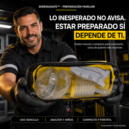 SereniaSafe™ | Kit Manual de Succión