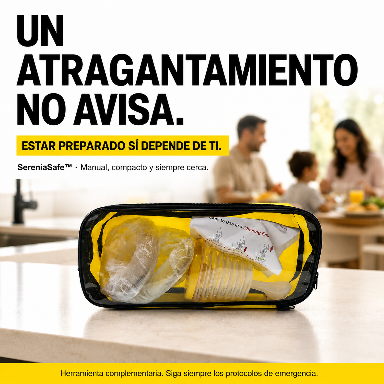 SereniaSafe™ | Kit Manual de Succión